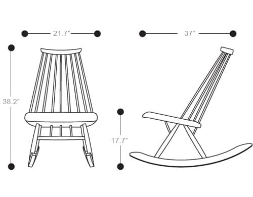 mademoiselle rocking chair – thumbnail image #3