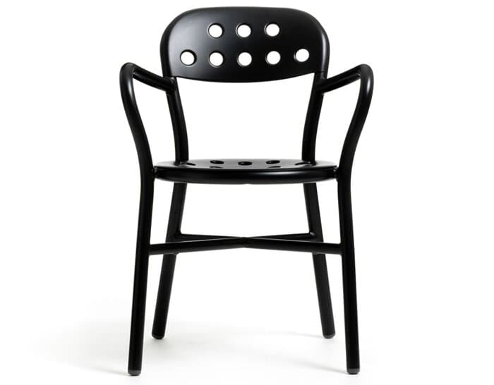 Pipe Stacking Chair with arms – thumbnail image #1