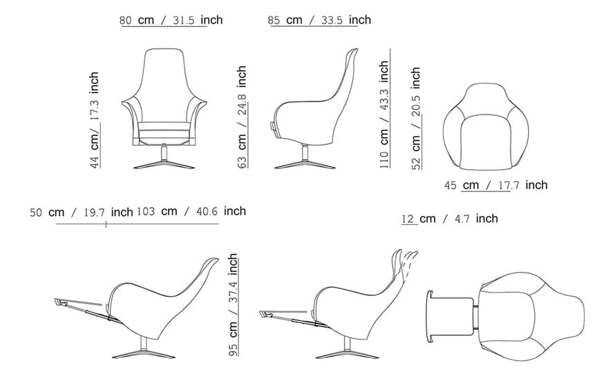 marvin lounge chair – thumbnail image #10