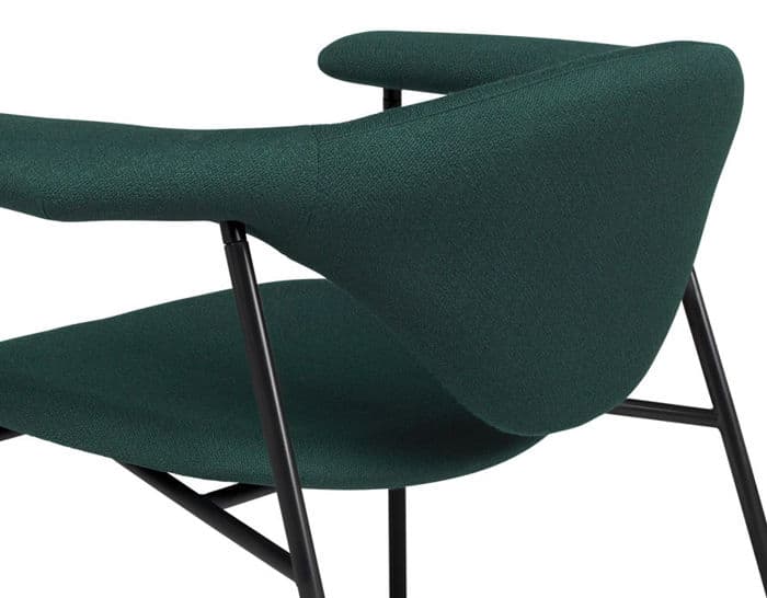 masculo lounge chair with 4 leg base – thumbnail image #4