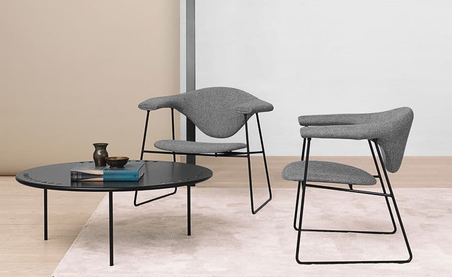 masculo lounge chair with sled base – thumbnail image #6