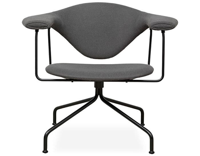 masculo swivel base lounge chair – thumbnail image #1