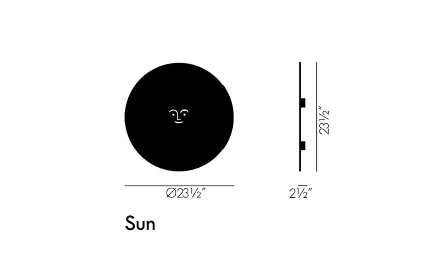alexander girard metal wall relief sun – thumbnail image #3
