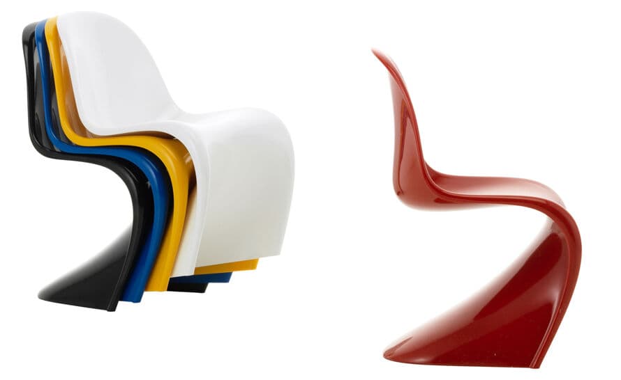 Miniature Panton Chair set of 5 – thumbnail image #1