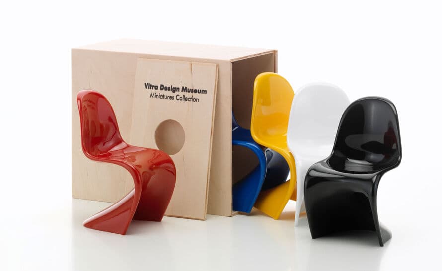 Miniature Panton Chair set of 5 – thumbnail image #3