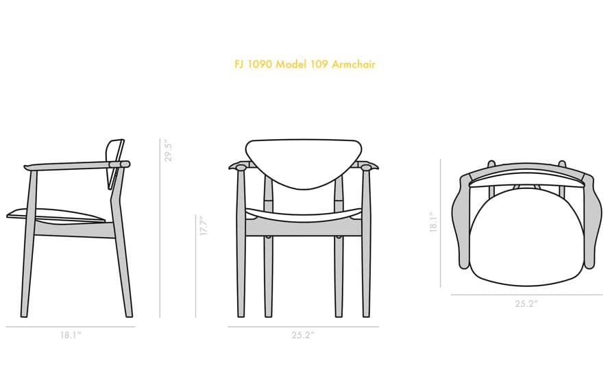 Model 109 Armchair – thumbnail image #24