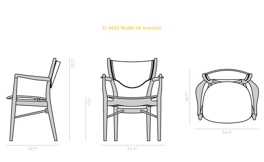 Model 46 Armchair – thumbnail image #11