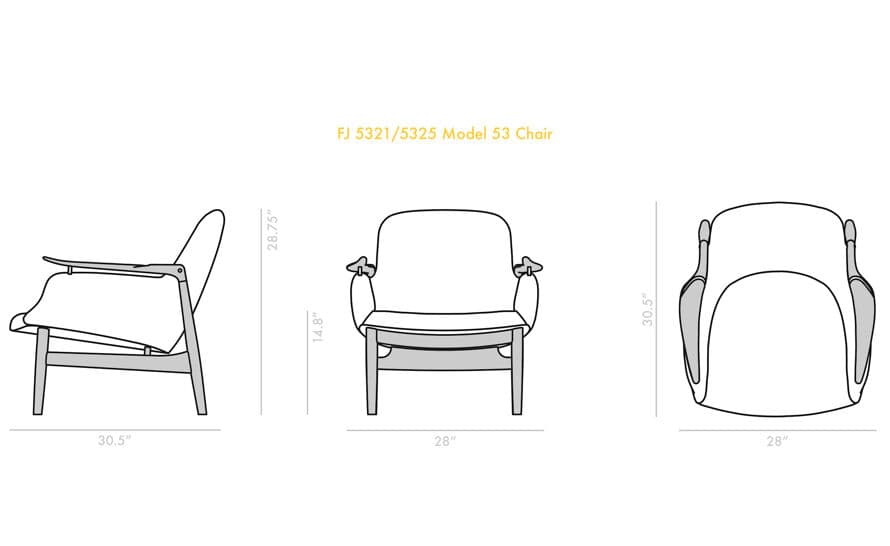 Model 53 Chair with Cushion – thumbnail image #18