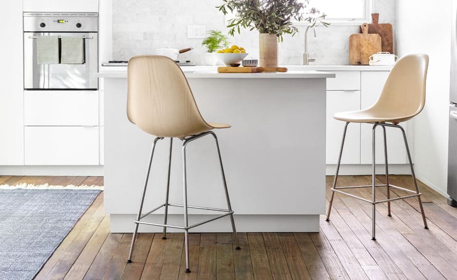 eames molded wood stool – thumbnail image #2