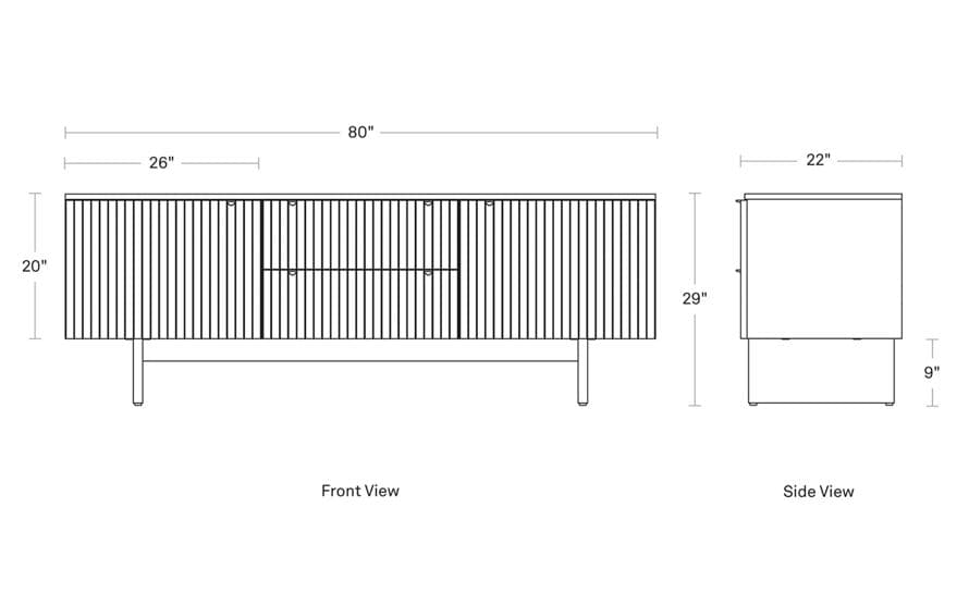 Murmur 2 Door / 2 Drawer Console – thumbnail image #11