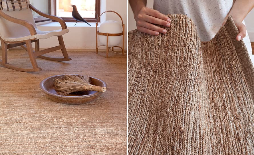 knitted jute rug – thumbnail image #3
