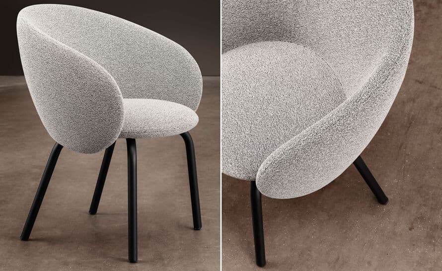 Nebula Tube Dining Chair – thumbnail image #5
