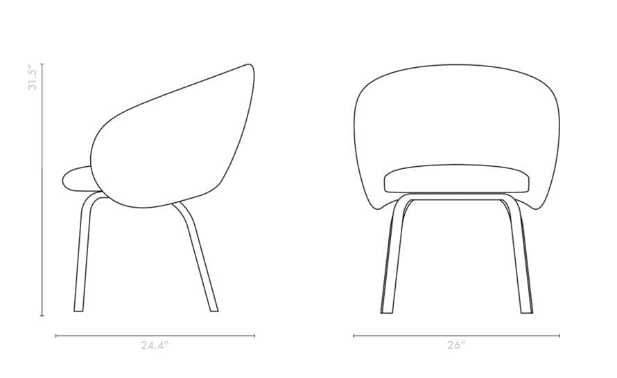 Nebula Tube Dining Chair – thumbnail image #6