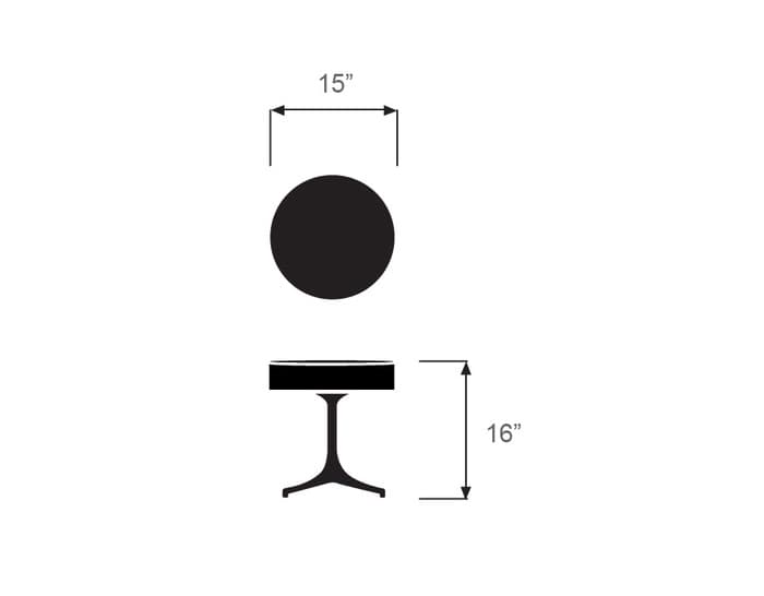 george nelson pedestal stool – thumbnail image #7