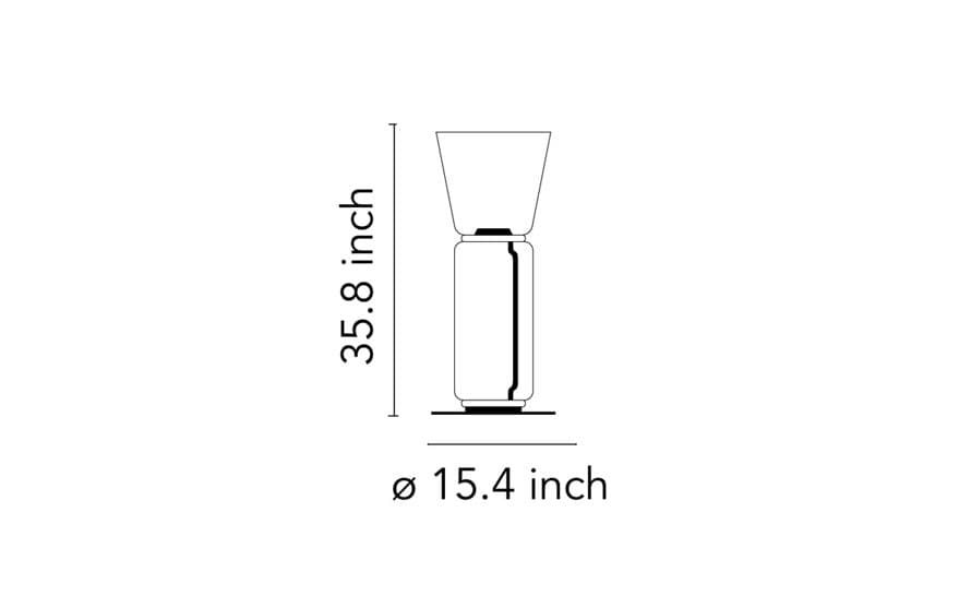 noctambule f1 floor lamp with cone – thumbnail image #12