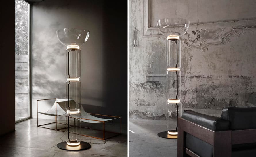 noctambule f3 floor lamp with bowl – thumbnail image #3