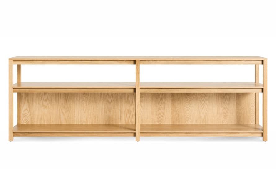 open plan long and low bookcase – thumbnail image #1