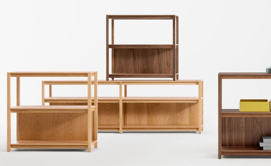 open plan long and low bookcase – thumbnail image #12