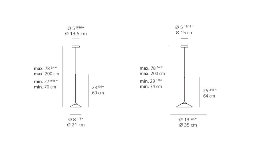 orsa single suspension lamp – thumbnail image #12