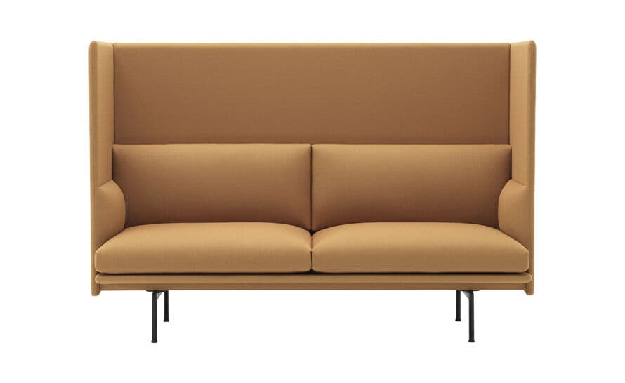 outline highback sofa 2 seater – thumbnail image #18