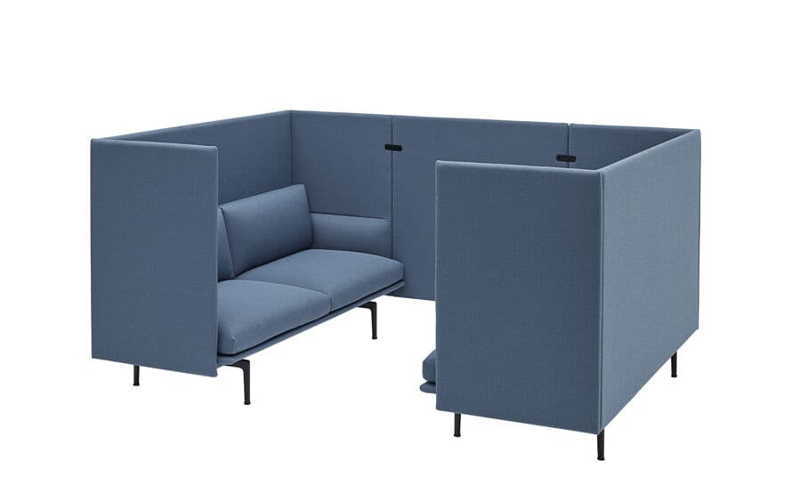 outline highback sofa 3 seater – thumbnail image #23