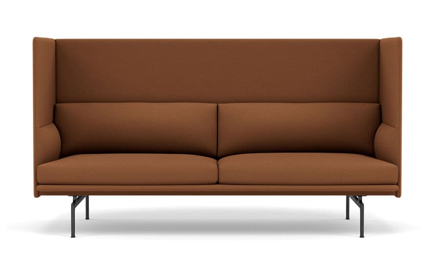 outline highback sofa 3 seater – thumbnail image #2