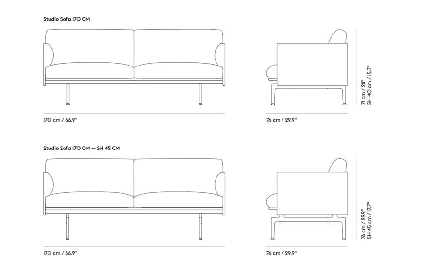 outline studio 67" sofa – thumbnail image #23