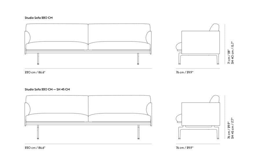 outline studio 86.5" sofa – thumbnail image #27