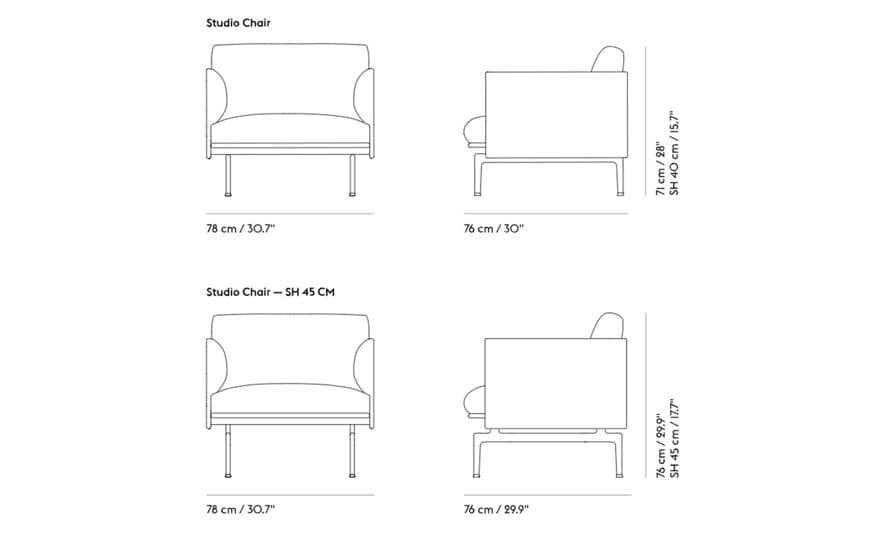outline studio chair – thumbnail image #21
