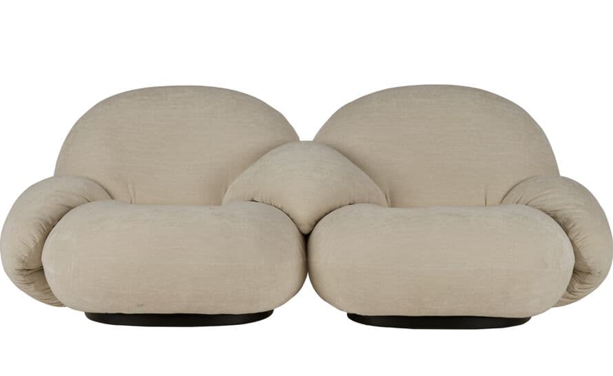 pacha 2 seat sofa with 3 armrests – thumbnail image #1