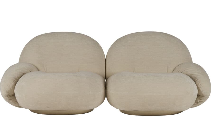 pacha 2 seat sofa with armrests – thumbnail image #1