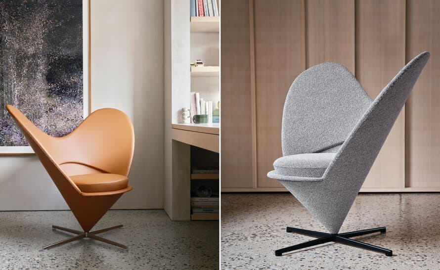 Panton Heart Cone Chair – thumbnail image #8