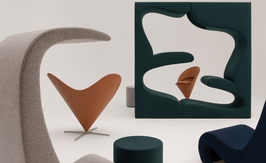 Panton Heart Cone Chair – thumbnail image #14