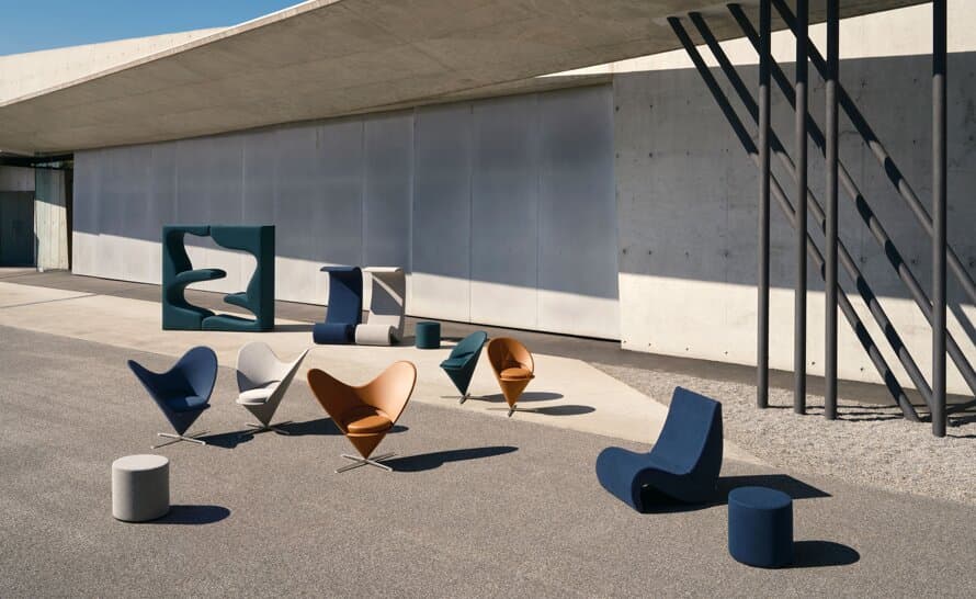 Panton Heart Cone Chair – thumbnail image #10