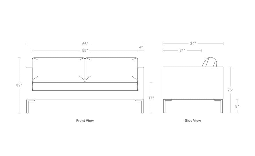 paramount 66 inch sofa – thumbnail image #4