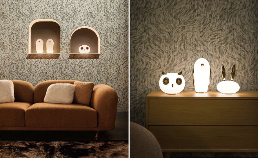 pet light purr rabbit table lamp – thumbnail image #3