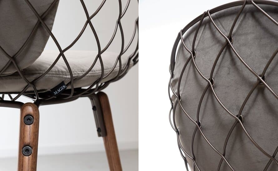 Piña Chair with split cushion – thumbnail image #3