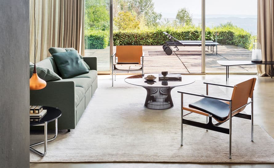 platner 42" bronze coffee table – thumbnail image #3