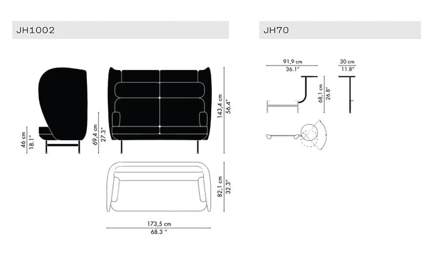 plenum two seat sofa – thumbnail image #9