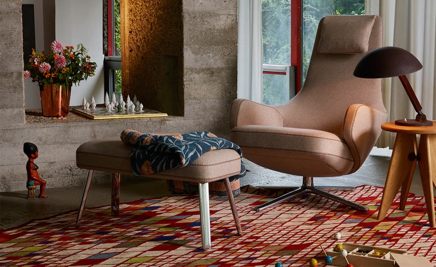 repos lounge chair & ottoman – thumbnail image #6