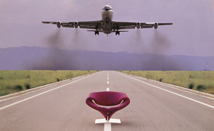pierre paulin ribbon chair – thumbnail image #9
