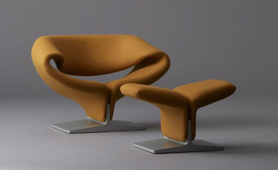 pierre paulin ribbon ottoman – thumbnail image #6