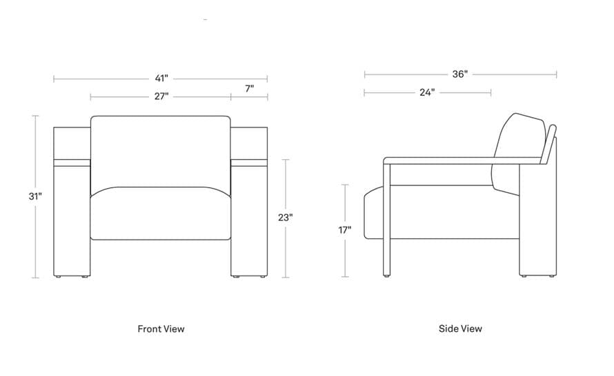 Ridge Outdoor Lounge Chair – thumbnail image #11