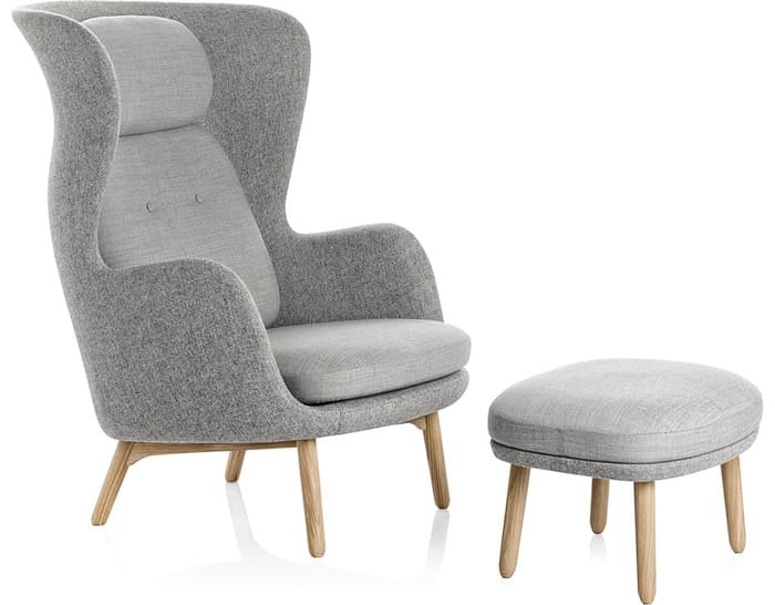 ro lounge chair and ottoman – thumbnail image #1