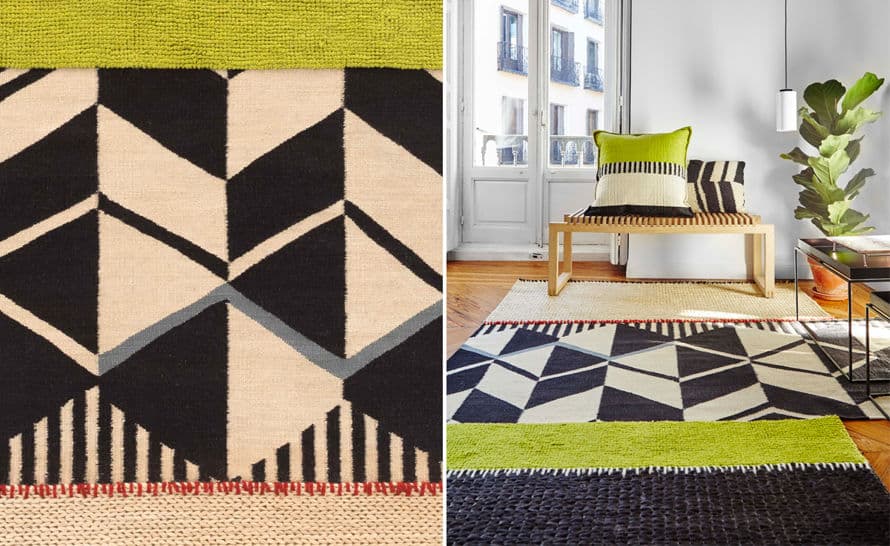 rustic chic geo rug – thumbnail image #3