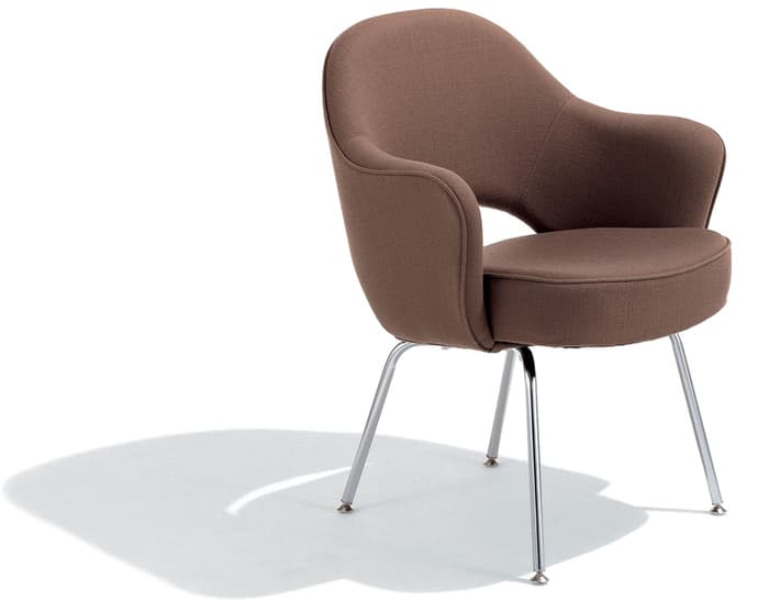 saarinen executive arm chair with metal legs – thumbnail image #1