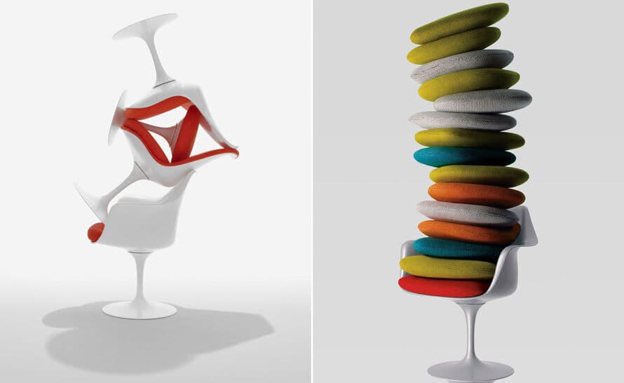 saarinen tulip stool – thumbnail image #6