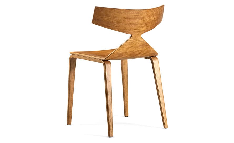 saya chair with wood legs – thumbnail image #3