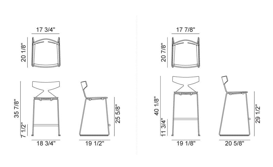saya sled base stool – thumbnail image #5