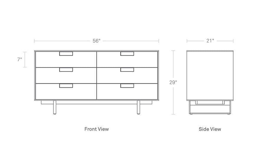 series 11 six drawer dresser – thumbnail image #4